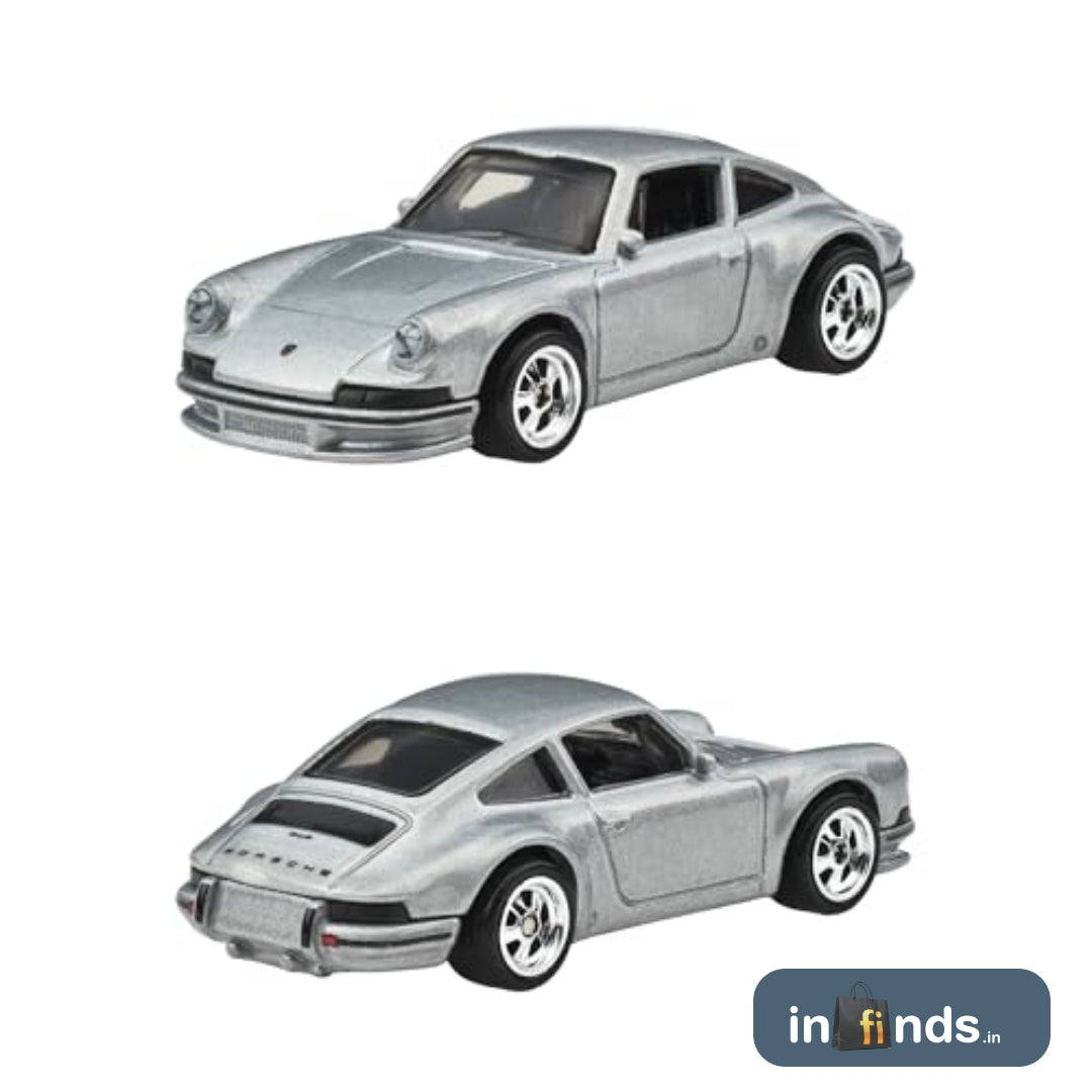 HOTWHEELS PREMIUM- TOPGUN PORSCHE 911 + PARTY WAGON (COMBO)