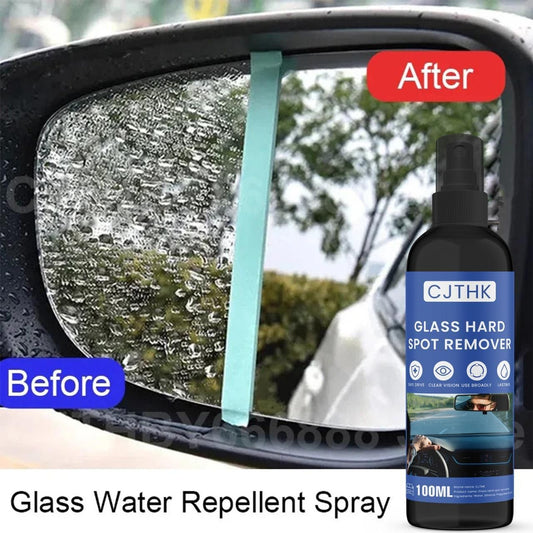 CJTHK Glass Hard Spot Remover/Car Glass Cleaner 100ml (Pack of 2)