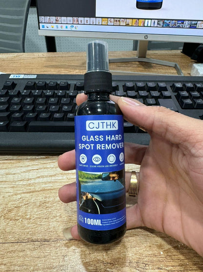 CJTHK Glass Hard Spot Remover/Car Glass Cleaner 100ml (Pack of 2)