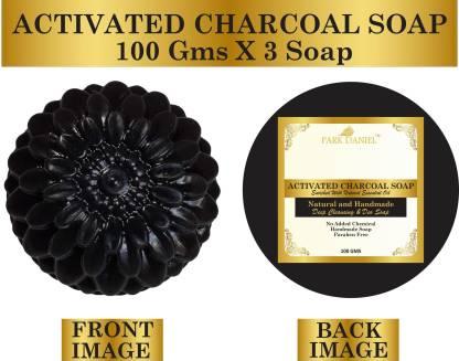 Park Daniel Premium Activated Charcoal Bath Soap 100gm Each (Pack Of 2)