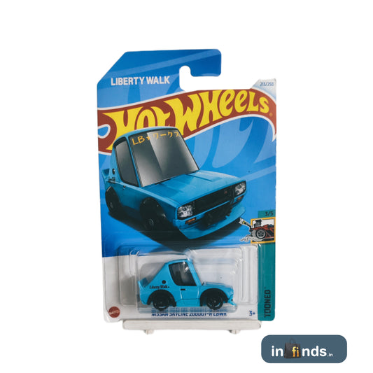 NISSAN Skyline 2000 GT Tooned (blue) LIBERTY WALK- HOTWHEELS