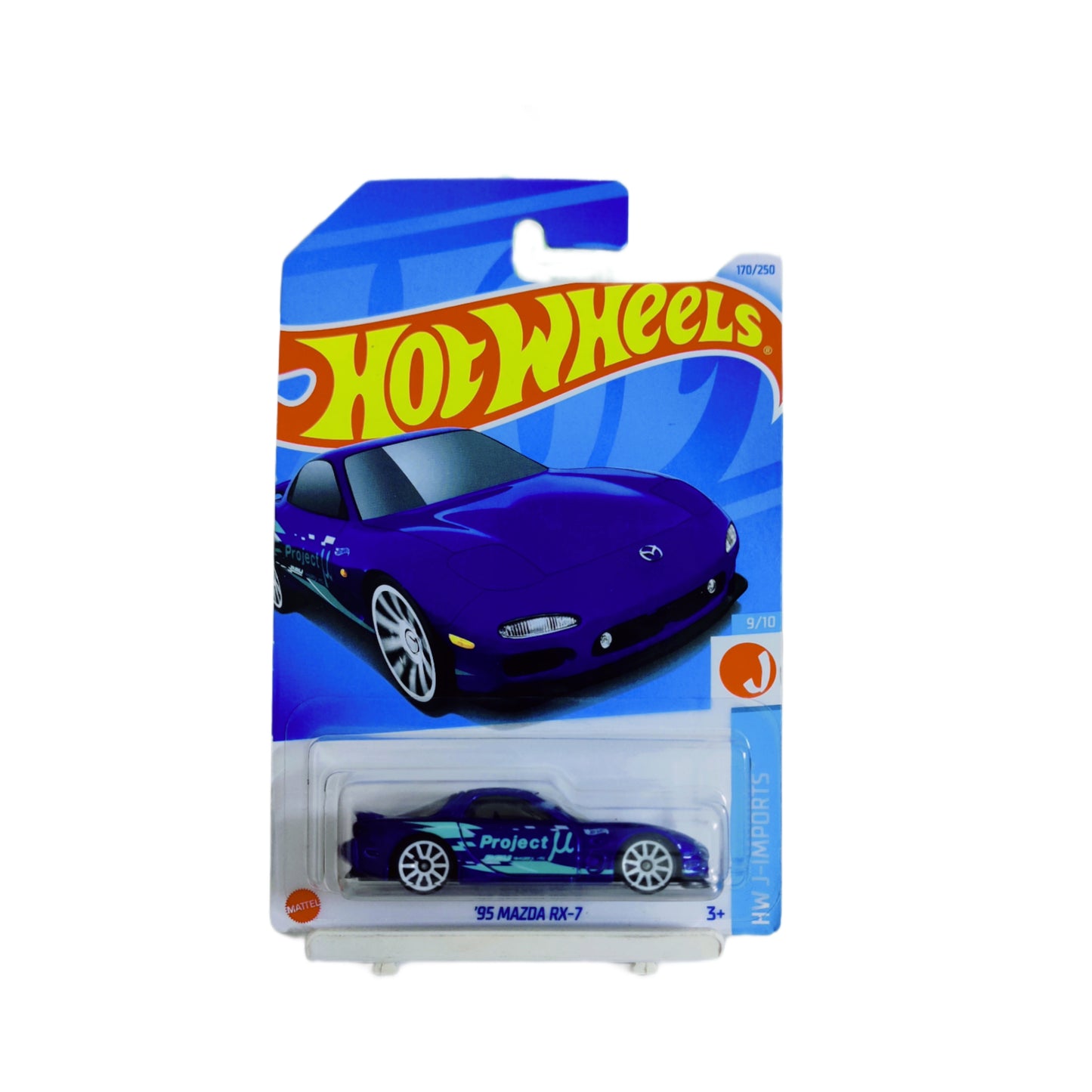 '95 MAZDA RX7 (Blue)- HOTWHEELS