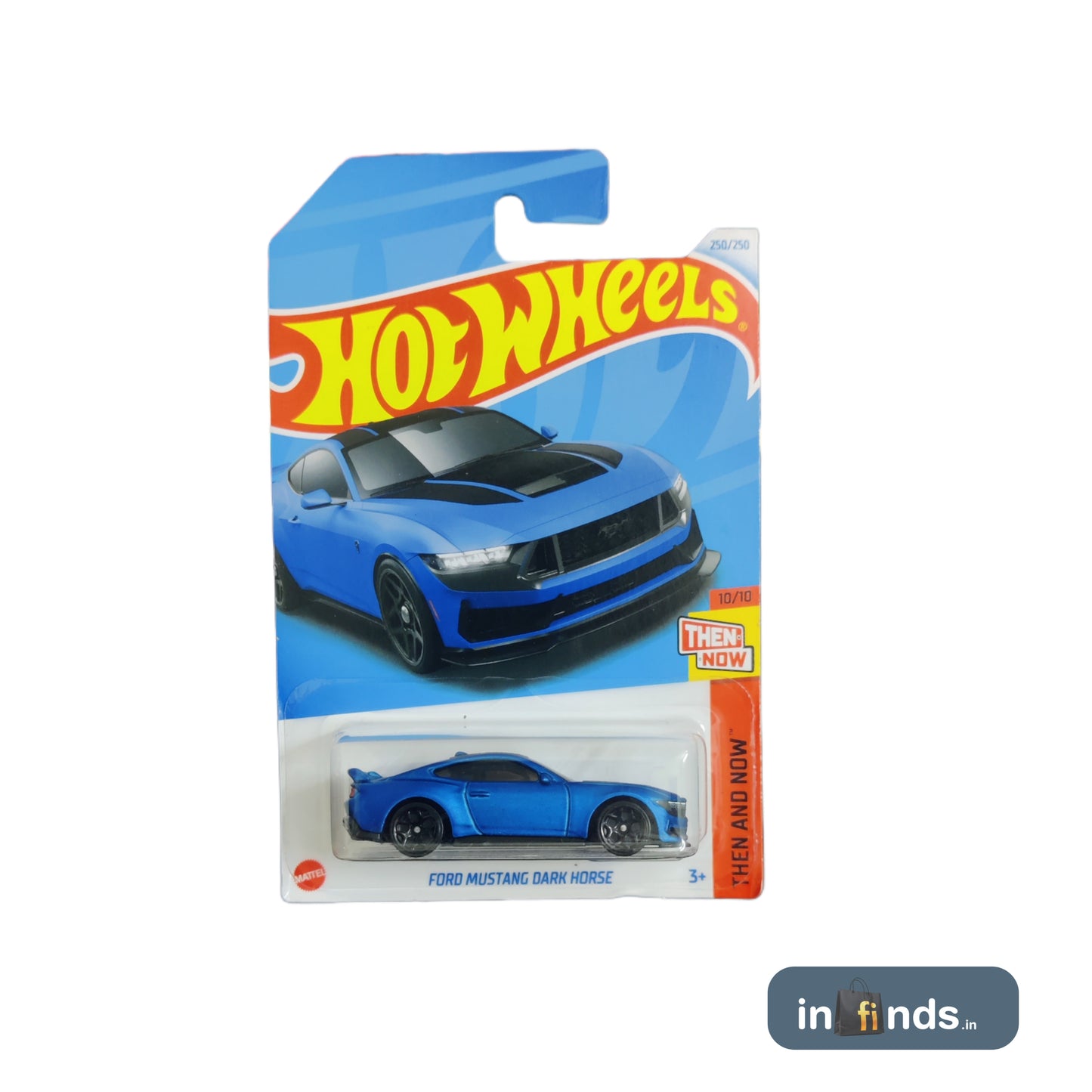 HOTWHEELS- Ford Mustang darkhorse (BLUE)