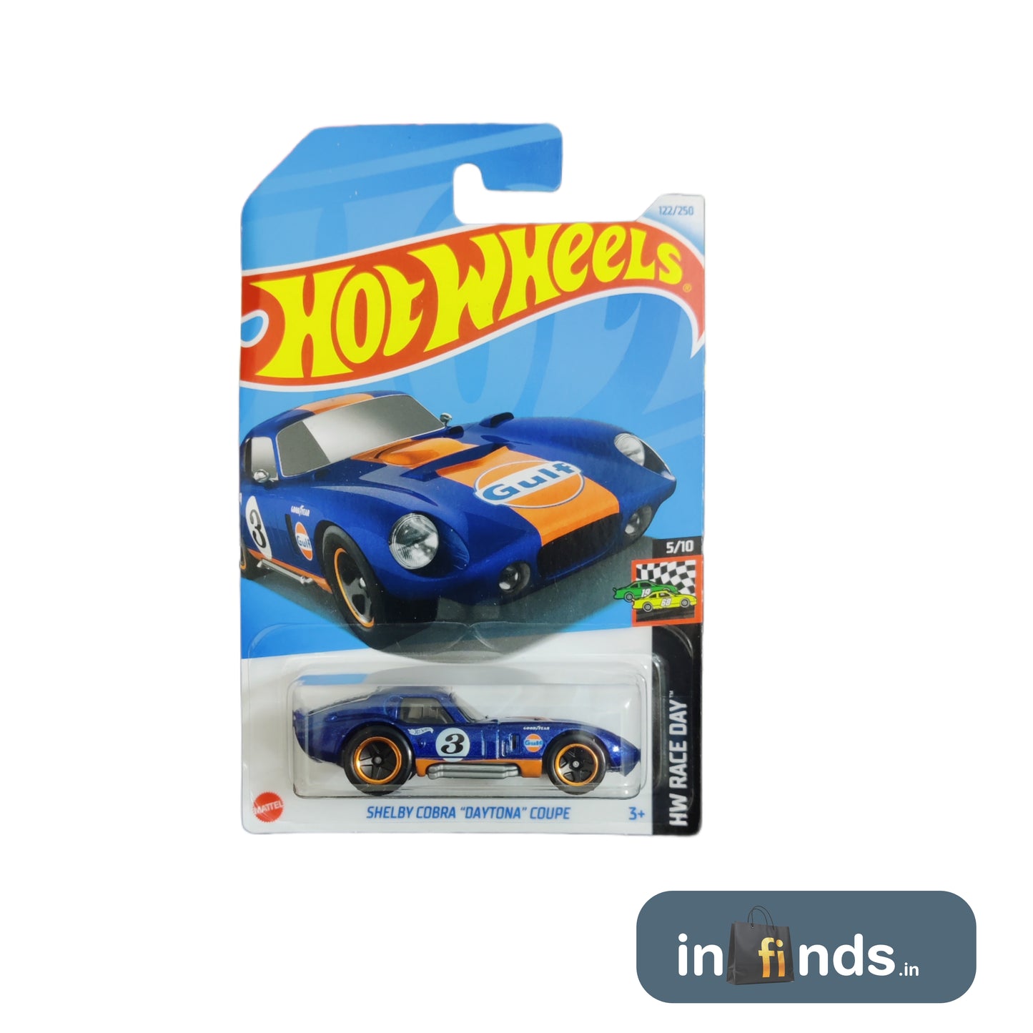 HOTWHEELS- SHELBY Cobra DAYTONA (GULF)